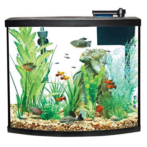 Top Fin® Bow Front Aquarium Starter Kit - 36 Gallon