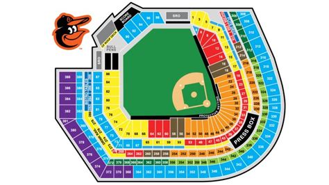 Baltimore Orioles Seating Chart Map | Awesome Home