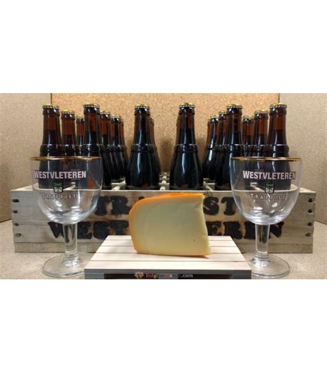 Buy Westvleteren Abt 12 Full Crate + 2 x 33 cl Glasses + FREE Westv...