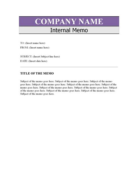 WORD of Modern Internal Memo.doc | WPS Free Templates