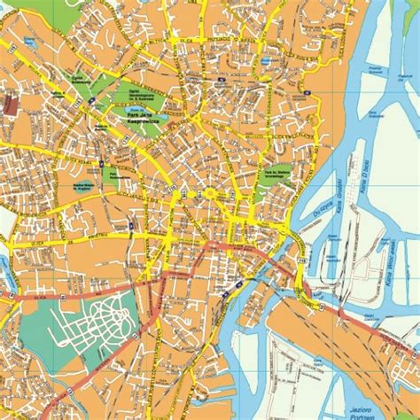 Szczecin EPS map | Download vector maps for Adobe Illustrator