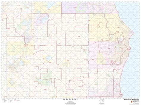 Racine Zip Code Map