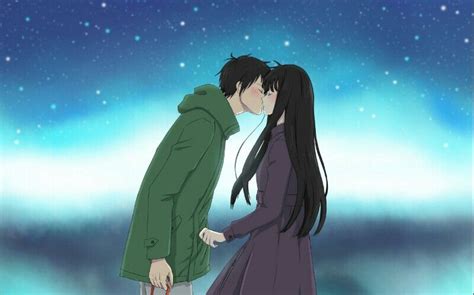 Their first kiss! | Kimi ni todoke, Cute anime couples, Anime