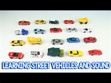 Learning Street Vehicles Names With Sound - YouTube