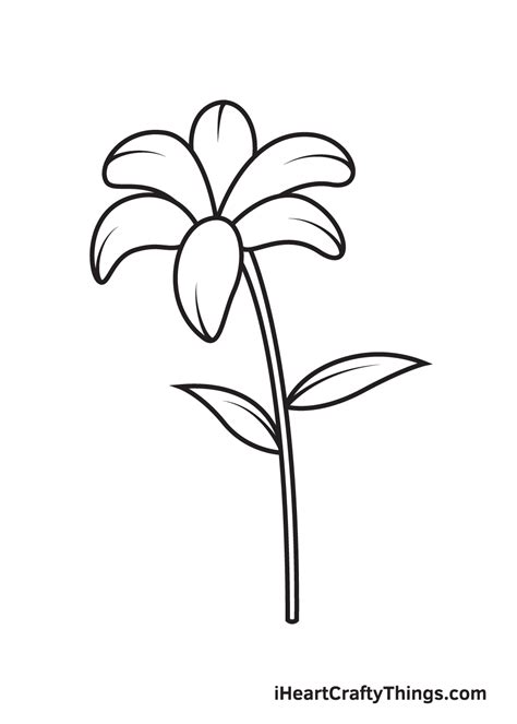 Share more than 80 flower sketch lily - seven.edu.vn