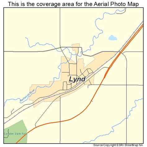 Aerial Photography Map of Lynd, MN Minnesota