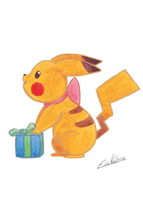 Pikachu Images: Christmas Pikachu Drawing Step By Step