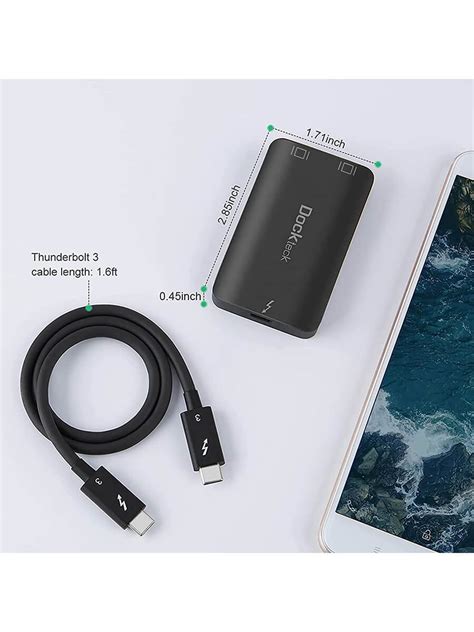 Thunderbolt 3 to Dual 4K 60Hz HDMI Adapter | Dockteck