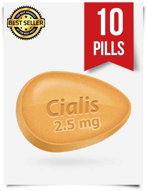 Buy Cialis 2.5mg Tadalafil 10 Tabs Online at SildenafilViagra