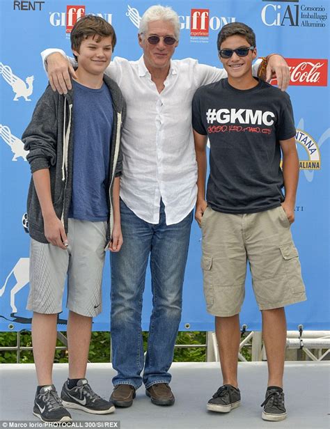 Richard Gere joined by son Homer James Jigme at Giffoni Film Festival ...