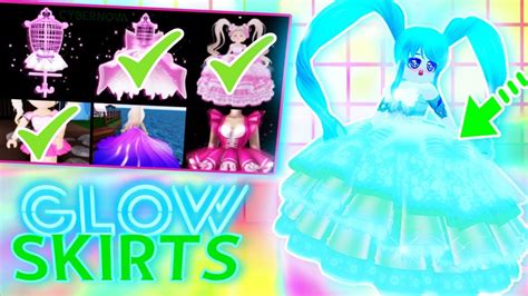 HOW TO GET A GLOWING SKIRT! Glow from HEAD to TOE in Royale High! - YouTube