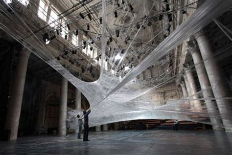 Strange world: World’s Largest Spider Web Ever Spun