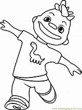 Gerald Coloring Page For Kids  Free Sid the Science Kid Printable sketch template