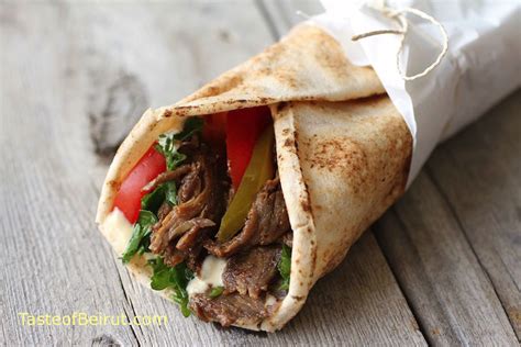 Shawarma sandwich - Taste of Beirut