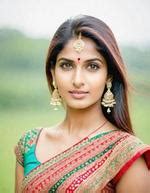 Beautiful Indian Woman Silk Saree, Jewelry Face Swap Free ID:694905