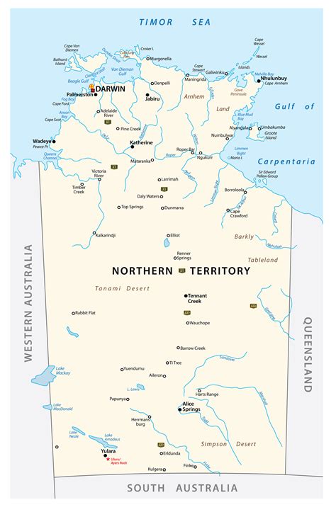 Northern Territory Maps & Facts - World Atlas