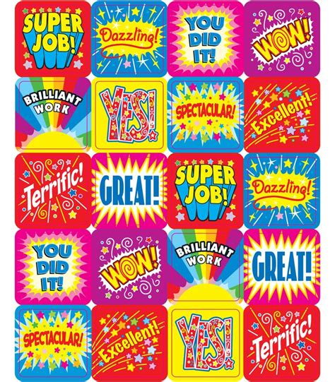 Positive Words Motivational Stickers | ステッカー, ハリボー