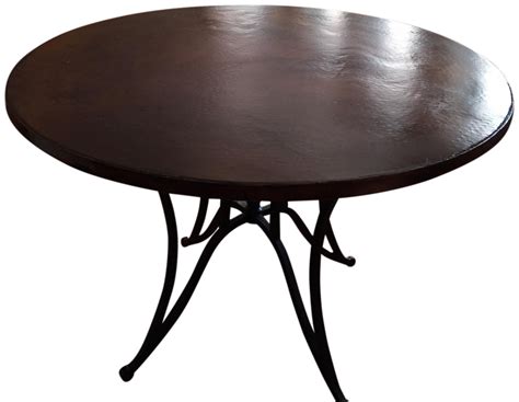 Arhaus Round Copper Top & Iron Base Dining Table | Round copper dining table, Dining table ...