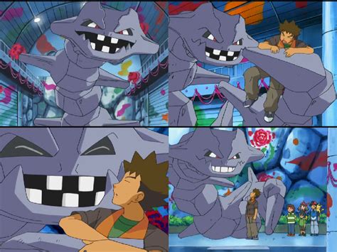 Pokemon - Brock Onix is Now Steelix by dlee1293847 on DeviantArt