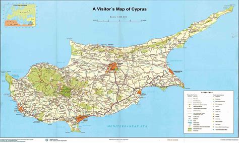 Cyprus Map Regional Political | Maps of Asia Regional Political City