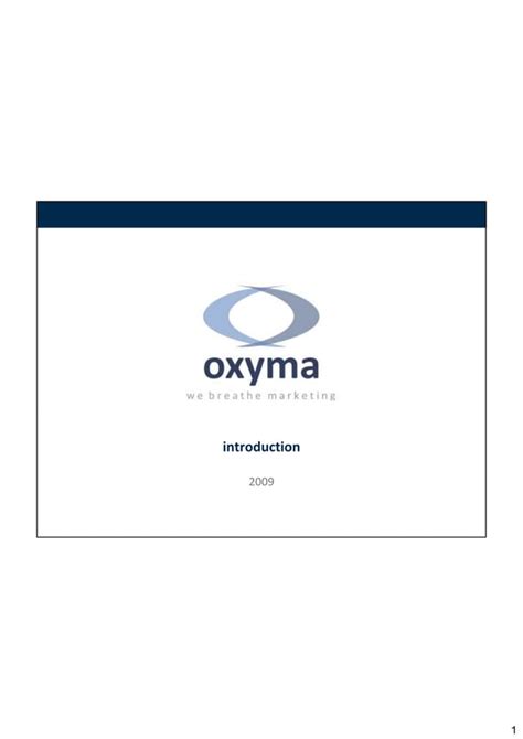 Presentation Oxyma Group (Linkedin) | PDF