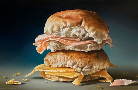 Hyperrealistic Oil Paintings Of Delicious Food by Tjalf Sparnaay - Art-Sheep