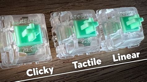 Clicky Vs Tactile Mechanical Keyboard Seller UK | www.pinnaxis.com