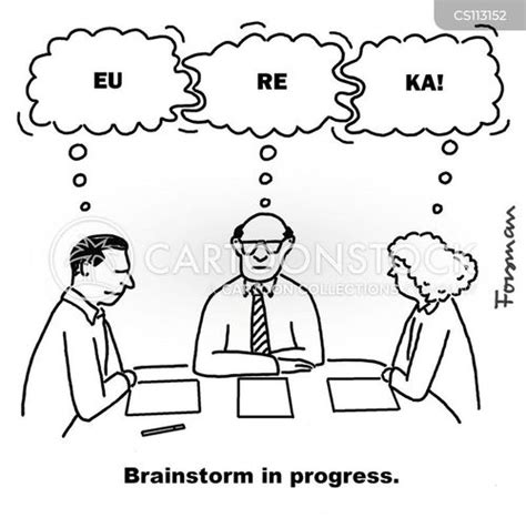 Brainstorming Cartoons and Comics - funny pictures from CartoonStock