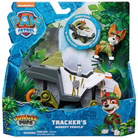 PAW Patrol Jungle Pups - Tracker’s Monkey Rescue Vehicle | Smyths Toys UK