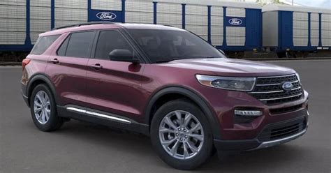 2022 Ford Explorer Gains New Burgundy Velvet Metallic Color: First Look