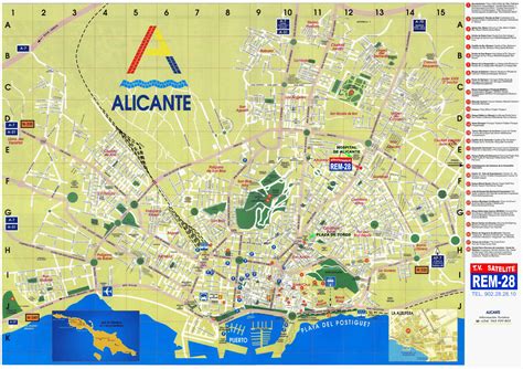 Tourist map of Alicante - Full size | Gifex