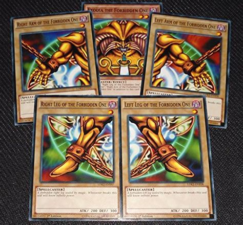 Exodia the Forbidden One - YuGiOh Legendary Decks II Yugi's God Card Complete Set LDK2-ENY04 ...