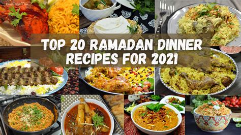 My Top 20 Ramadan Dinner Recipes For 2021 - Shanaz Rafiq Recipes