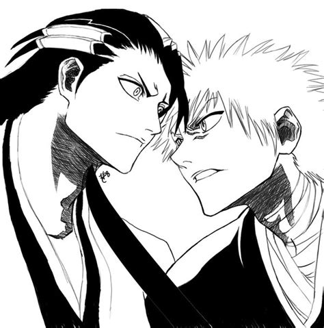 Ichigo vs Byakuya by Club-Bleach on DeviantArt