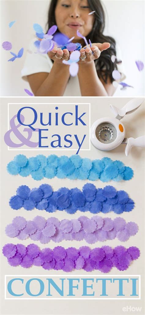 How to Make Confetti Quick & Easy | How to make confetti, Create and craft, Diy confetti