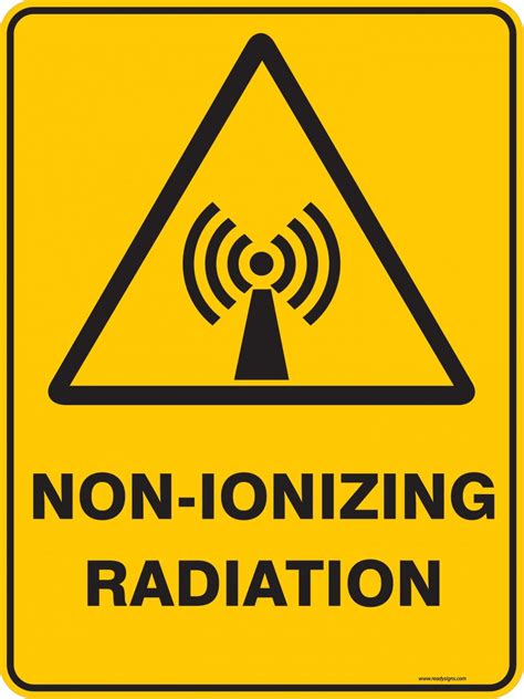 Warning Sign - NON IONIZING RADIATION - Ready Signs