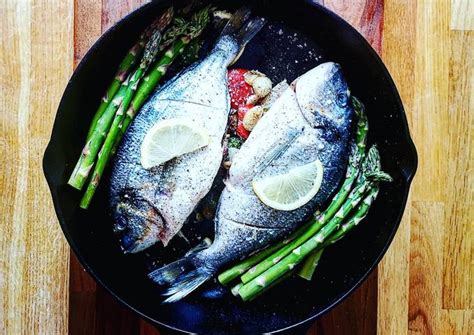 Whole Baked Sea Bream Recipe by Cooking With Peggs - Cookpad