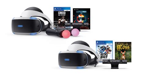 New PlayStation VR Bundles: 'Creed + Superhot' & 'Astro Bot + Moss'