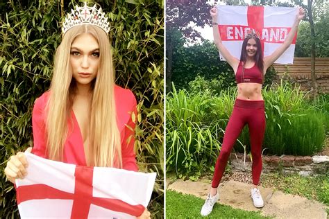 Miss England finalists bring some serious glamour to the Euros as they ...