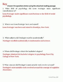 Leon Festinger: A Pioneer in Social Psychology | Biography, Questions ...