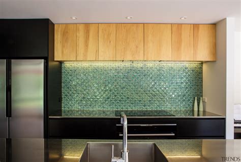 An emerald green tile splashback is... - Gallery - 3 | Trends