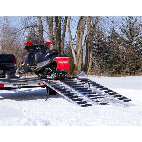 Black Ice Aluminum ATV and Snowmobile Tri-Fold Trailer Ramp | Discount Ramps