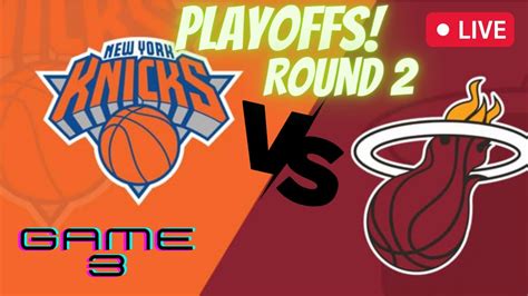 New York Knicks vs Miami Heat Live Scoreboard / play by play / open panel - YouTube