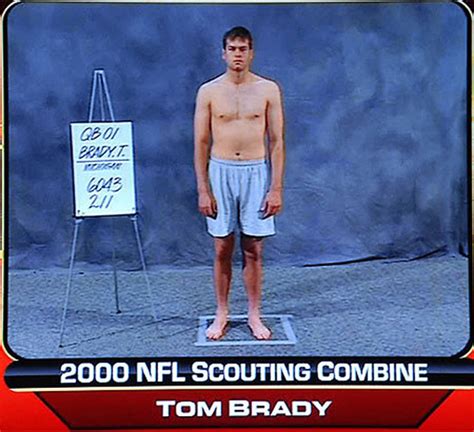 Here's A Pic Of Tom Brady Shirtless At The 2000 NFL Combine - Sports ...