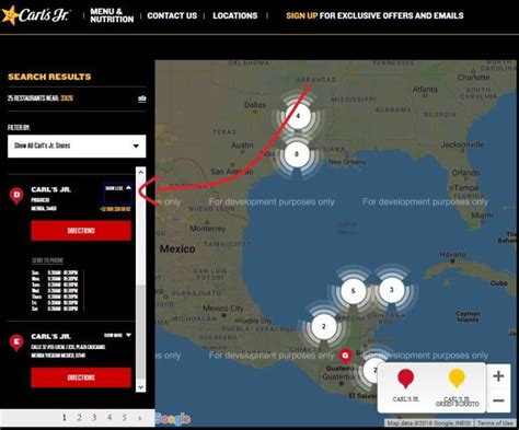 Carl’s Jr. locations map with hours | Breakfast Hours