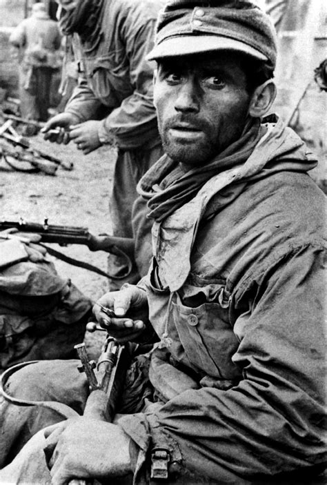 German soldiers Stalingrad, Autumn 1942. The strain of combat shows - just look at that face ...