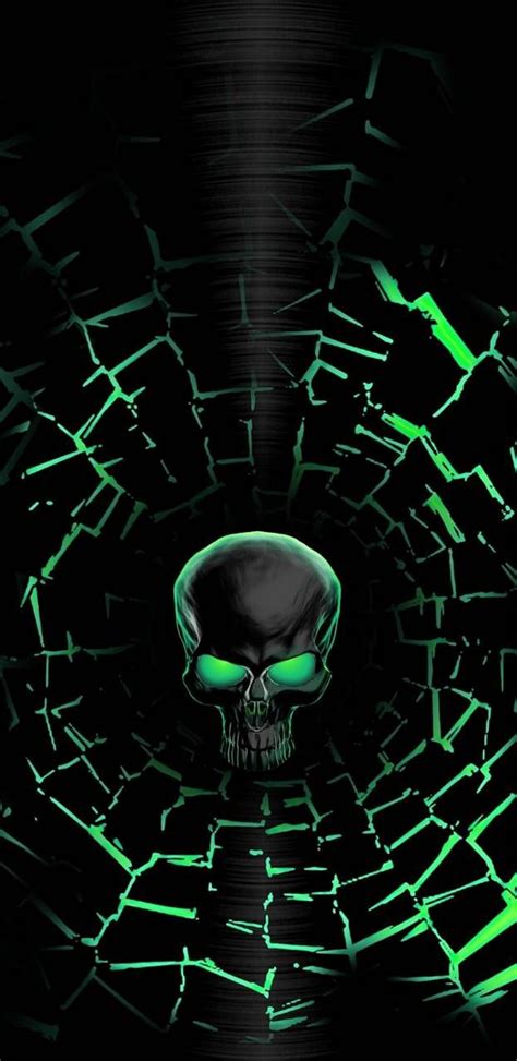 Download Neon Green Skull wallpaper by NikkiFrohloff - 1f - Free on ZEDGE™ now. Browse millions ...