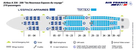 AIR FRANCE Airlines Aircraft Seatmaps - Airline Seating Maps and Layouts