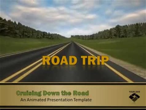 Free Road Trip Powerpoint Template - PRINTABLE TEMPLATES