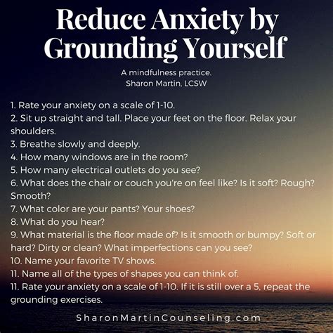 Grounding: A Strategy to Reduce Anxiety - Dr. Sharon Martin, LCSW